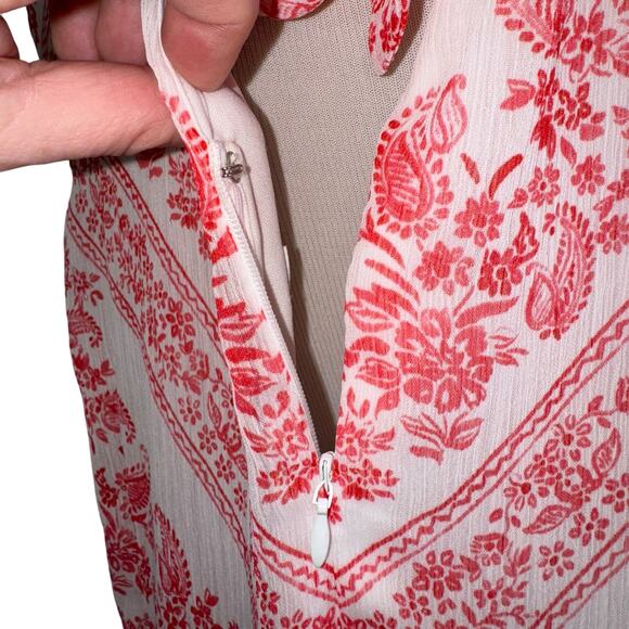 Calvin Klein Bandana Print Swing Regatta Dress Sz 14 NWOT - Picture 7 of 9